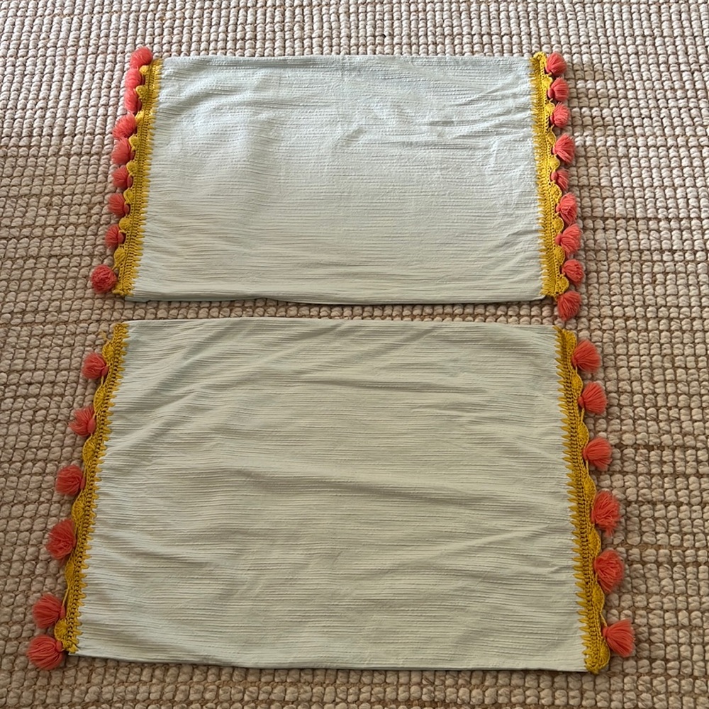 Anthropologie pillow shams